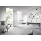 Внешняя часть смесителя для ванны GROHE Atrio напольного монтажа, темный графит матовый (32653AL3)