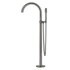 Внешняя часть смесителя для ванны GROHE Atrio напольного монтажа, темный графит матовый (32653AL3)