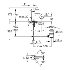 Смеситель для раковины GROHE Allure, M-Size, хром (32757000)