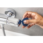 Термостат для ванны GROHE Precision Start внешнего монтажа, матовый черный (345982430)