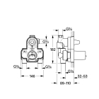 Корпус встраиваемого смесителя GROHE (34964000)