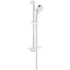 Душевой гарнитур GROHE Tempesta Cosmopolitan 100 с мыльницей, 4 режима струи, душевая штанга 600 мм, 9,5 л/мин, хром (27577002)