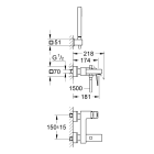 Готовый комплект для ванной комнаты GROHE Eurocube (NB0028)