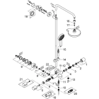 Душевая система GROHE Power&Soul 190 с термостатом для ванны, хром (27913000)