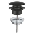 Донный клапан для раковины GROHE Push-Open, матовый черный (1024642430)