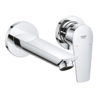 Смеситель для раковины GROHE BauEdge в комплекте с монтажной частью, хром (20474001)