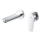 Смеситель для раковины GROHE BauEdge в комплекте с монтажной частью, хром (20474001)