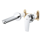Смеситель для раковины GROHE BauEdge в комплекте с монтажной частью, хром (20474001)