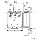 Скрытый монтажный ящик GROHE Eurosmart Cosmopolitan T (36322001)