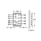 Центральный блок управления GROHE F-digital deluxe для паро-душевой кабины (36397000)