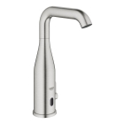 Смеситель для раковины GROHE Essence E инфракрасный, с регулировкой температуры, питание от батареи 6V, суперсталь (36445DC0)