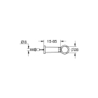 Зажимная скоба сливной трубы GROHE (37132000)