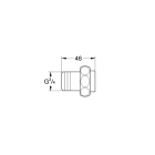 Переходник 1/2″ на 3/4″ GROHE, хром (37133000)