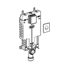 Инсталляционный комплект для унитаза GROHE Uniset для обмуровки с панелью смыва, хром (38723001)