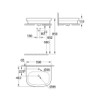 Раковина накладная GROHE Euro Ceramic 60 см, с гигиеническим покрытием, альпин-белый (3933700H)