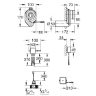 Сифон GROHE для писсуара с температурным датчиком, 230V (39368000)