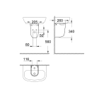 Полупьедестал GROHE Bau Ceramic, альпин-белый (39426000)