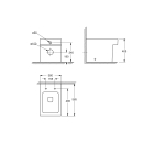 Унитаз GROHE Cube Ceramic напольный приставной, с покрытием PureGuard, альпин-белый (3948500H)