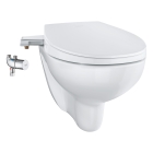 Унитаз GROHE Bau Ceramic подвесной, с сиденьем-биде и термостатом Grohtherm Micro, альпин-белый (39652SH0)