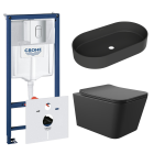 Комплект инсталляции GROHE Rapid SL NW0145/S с унитазом Aqueduto MACIO MAC0140 и раковиной Aqueduto ESPIRAL ESP0240 (NW0469)