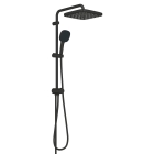 Душевая система GROHE Tempesta System 250 Cube Flex с переключателем потоков, черный (269772431)