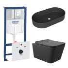 Комплект инсталляции GROHE Rapid SL 38775001 с унитазом Aqueduto MACIO MAC0140 и раковиной Aqueduto ESPIRAL ESP0240 (NW0466)