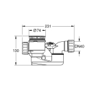 Сливной и переливной гарнитур для отдельностоящих ванн GROHE Essence, хром (49113000)