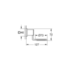 Держатель для стакана или мыльницы, GROHE Allure, хром, (40278000)
