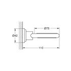 Держатель для стакана GROHE Atrio neutral, хром (40304000)