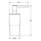 Дозатор жидкого мыла GROHE Atrio New, темный графит матовый (40306AL3)