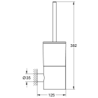 Комплект с туалетным ершиком GROHE Atrio New, теплый закат (40314DA3)