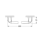 Держатель для полотенца GROHE Chiara 600 мм, хром (40329000)
