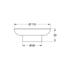 Мыльница GROHE Essentials (40368001)