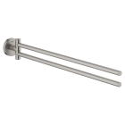Двойной держатель GROHE для полотенца, суперсталь (40371DC1)