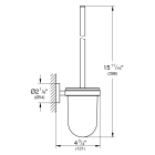 Туалетный ершик GROHE Essentials, никель глянец (40374BE1)