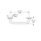 Ручка для ванной GROHE Essentials, теплый закат глянец (40421DA1)