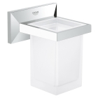 Стакан для зубных щеток с держателем GROHE Allure Brilliant, хром (40493000)