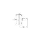 Крючок для халата GROHE Allure Brilliant, хром (40498000)