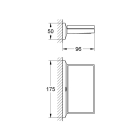 Мыльница с полочкой GROHE Allure Brilliant, хром (40504000)