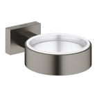 Держатель для стакана или мыльницы GROHE Essentials Cube, темный графит матовый (40508AL1)