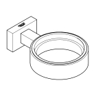 Держатель для стакана или мыльницы GROHE Essentials Cube, темный графит матовый (40508AL1)