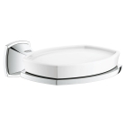 Мыльница керамическая GROHE Grandera с держателем, хром (40628000)