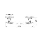 Держатель для полотенца GROHE Grandera, 600 мм, хром (40629000)