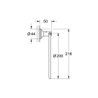 Кольцо для полотенца GROHE Essentials Authentic, хром (40655001)