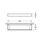 Кольцо для полотенца GROHE Selection Cube, хром (40766000)