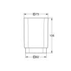 Стакан GROHE Selection Cube, хром (40783000)