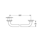 Ручка для ванной GROHE Essentials 610 мм, хром (40794001)