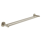 Двойной держатель для полотенца GROHE Essentials, никель матовый (40802EN1)