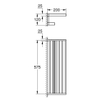 Полка для полотенец GROHE Selection Cube, хром (40804000)