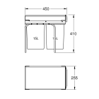 Система сортировки отходов и мусора GROHE (40855000)